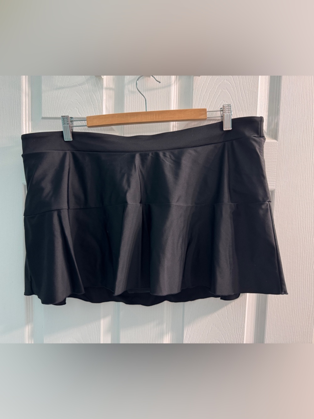 Cactus Black Swim Skirt Bikini Bottom
